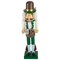 Northlight 14" Green and Cream Wooden German Christmas Nutcracker